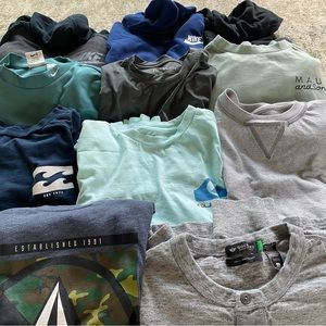 11 Piece Shirt/Hoodie Bundle - Nike, Skate, Surf